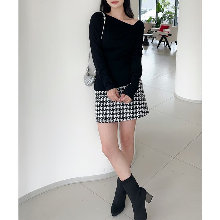 アシンメトリーニットプルオーバー Jasmine Grandiflorum | aimoha  | 詳細画像13 