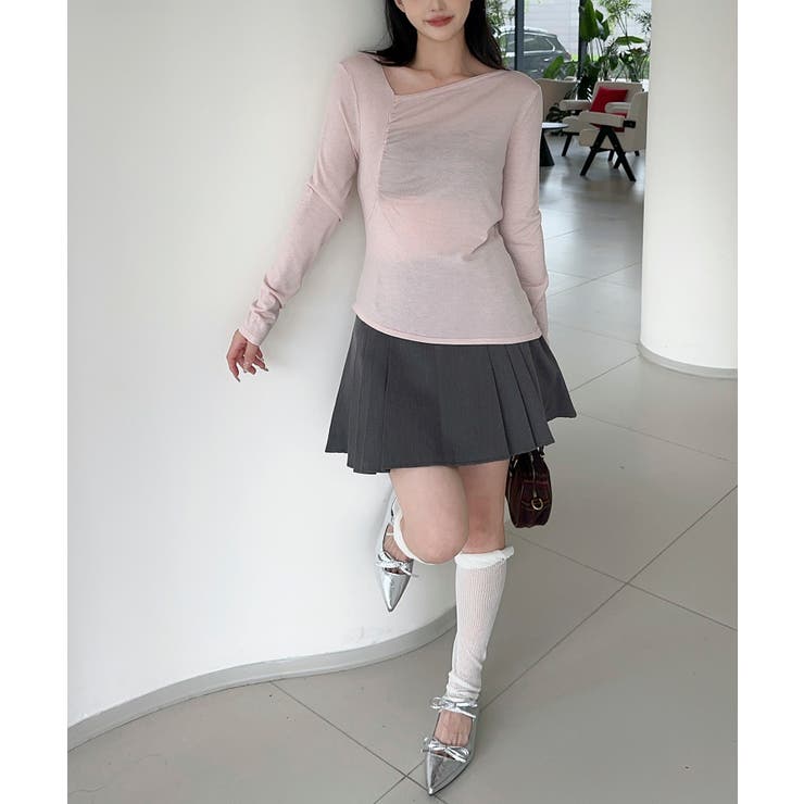 アシンメトリーニットプルオーバー Jasmine Grandiflorum | aimoha  | 詳細画像23 