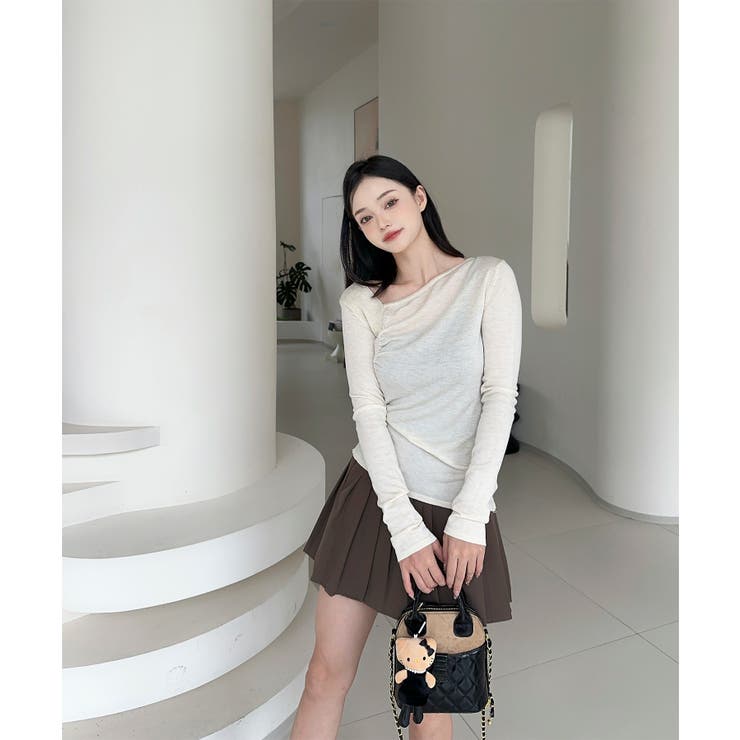 アシンメトリーニットプルオーバー Jasmine Grandiflorum | aimoha  | 詳細画像19 