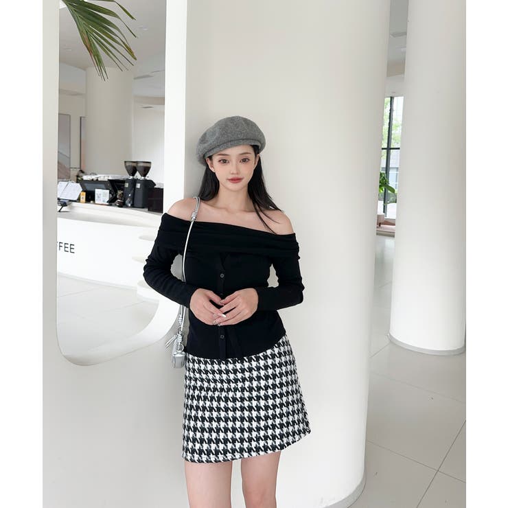 2WAYフロントボタンデザインニットプルオーバー | aimoha  | 詳細画像10 