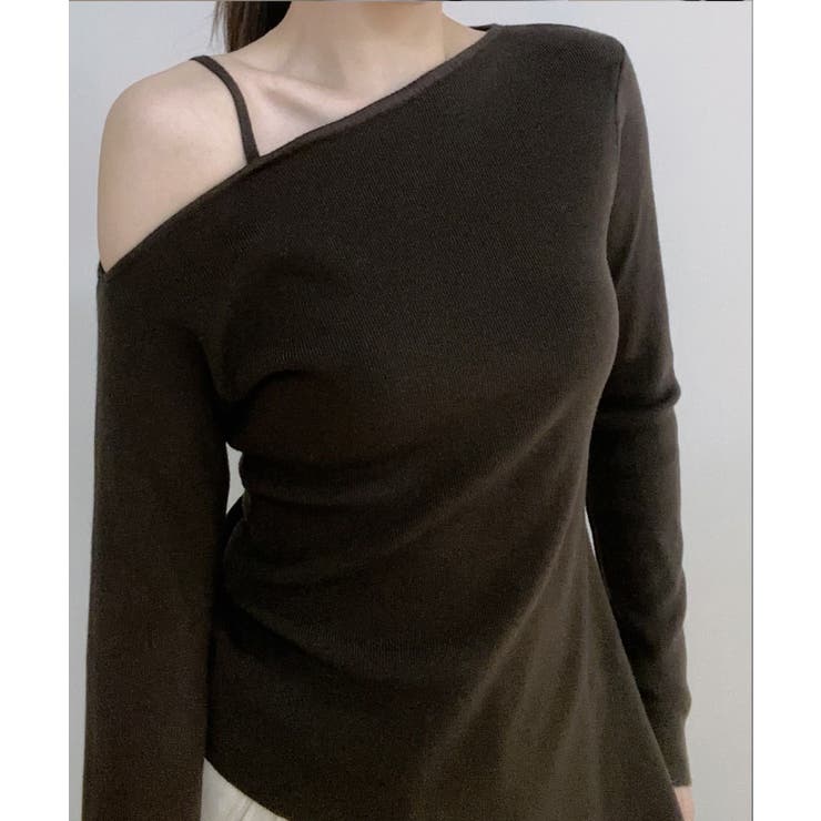 【Jasmine】ワンショルダーニットプルオーバ Jasmine Grandif… | aimoha  | 詳細画像1 