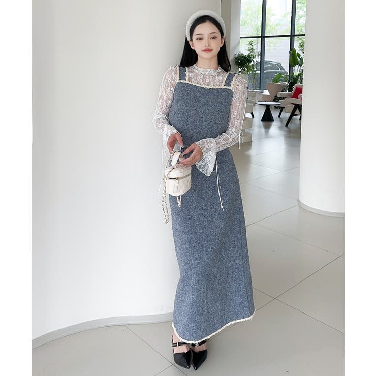 【Jasmine】袖リボンメロウシアーレースインナートップス Jasmine G… | aimoha  | 詳細画像17 