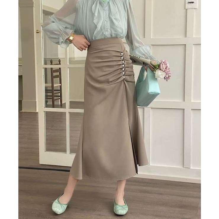 【Jasmine】パール付きマーメイドスカート Jasmine Grandifl… | aimoha  | 詳細画像14 