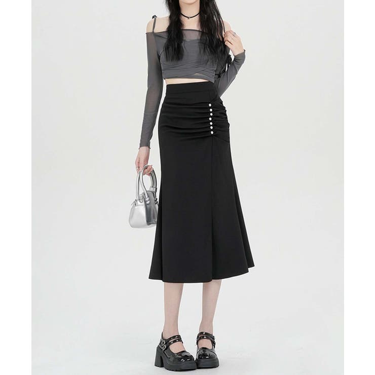 【Jasmine】パール付きマーメイドスカート Jasmine Grandifl… | aimoha  | 詳細画像10 