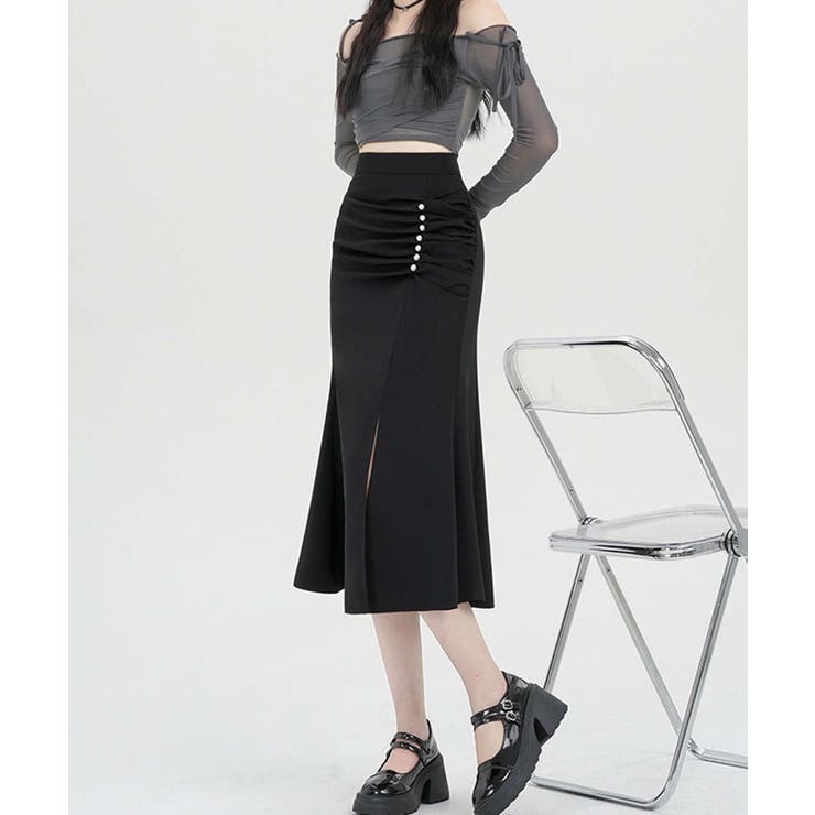 【Jasmine】パール付きマーメイドスカート Jasmine Grandifl… | aimoha  | 詳細画像12 