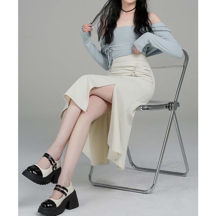 【Jasmine】パール付きマーメイドスカート Jasmine Grandifl… | aimoha  | 詳細画像3 