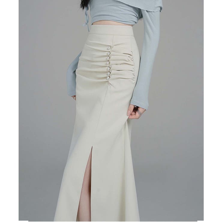 【Jasmine】パール付きマーメイドスカート Jasmine Grandifl… | aimoha  | 詳細画像7 