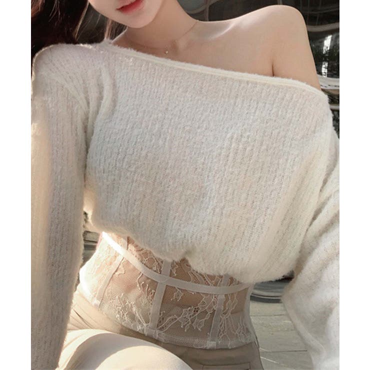 【Jasmine】コルセット風ニットプルオーバー Jasmine Grandif… | aimoha  | 詳細画像9 