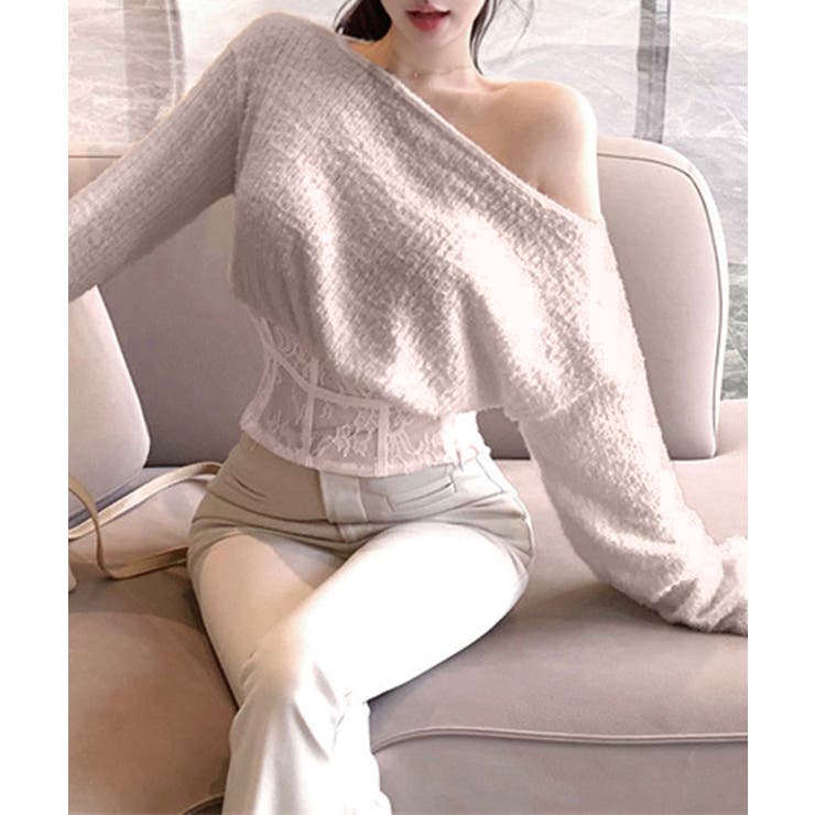 【Jasmine】コルセット風ニットプルオーバー Jasmine Grandif… | aimoha  | 詳細画像6 