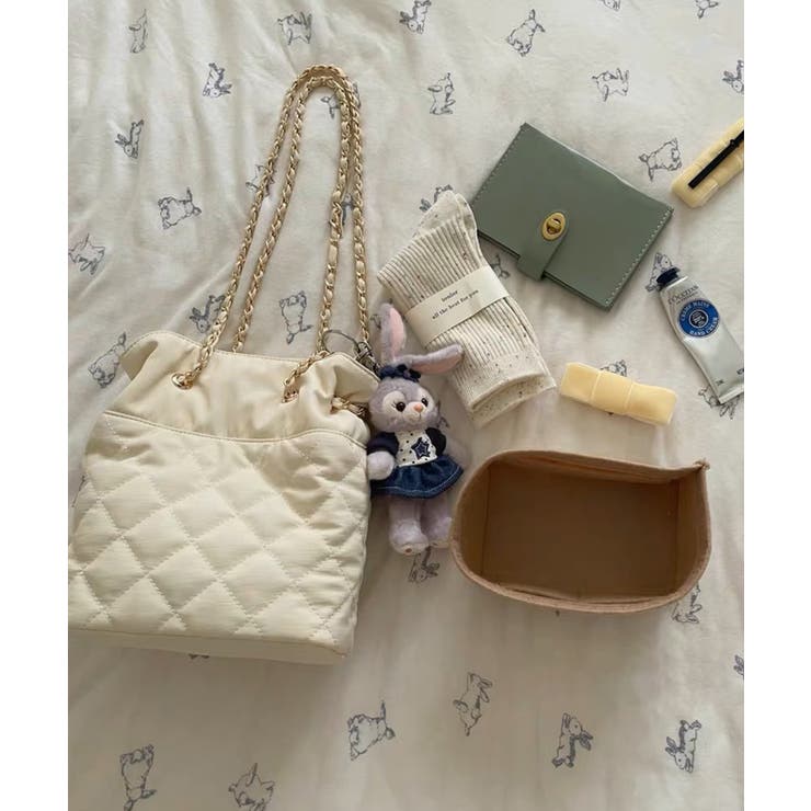 2WAYキルティング巾着バッグ Jasmine Grandiflorum | aimoha  | 詳細画像10 