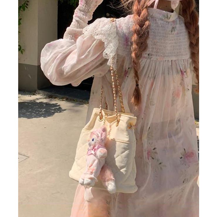 2WAYキルティング巾着バッグ Jasmine Grandiflorum | aimoha  | 詳細画像12 