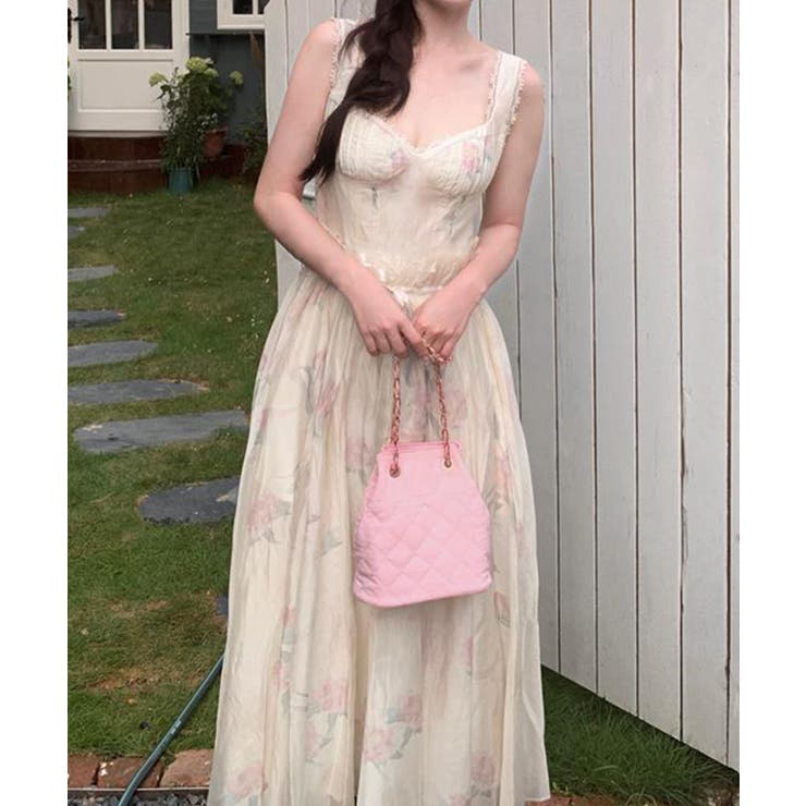 2WAYキルティング巾着バッグ Jasmine Grandiflorum | aimoha  | 詳細画像6 