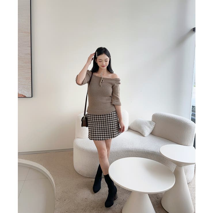 2WAYフロントリボンニットプルオーバー | aimoha  | 詳細画像10 