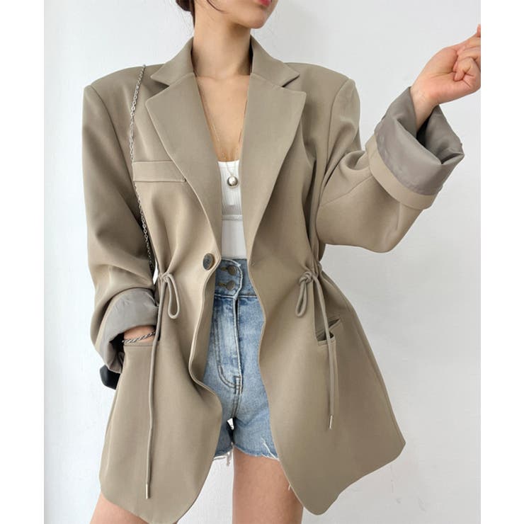 【Jasmine】ドロストテーラードシャケット Jasmine Grandifl… | aimoha  | 詳細画像5 