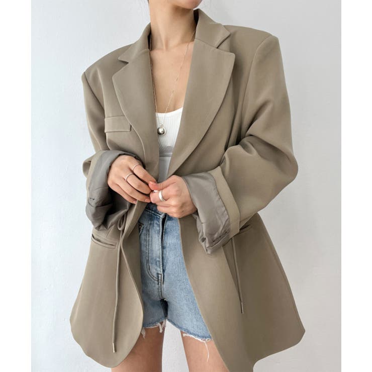 【Jasmine】ドロストテーラードシャケット Jasmine Grandifl… | aimoha  | 詳細画像6 