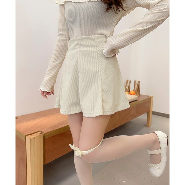 【Jasmine】ハイウエストフレアミニスカート | aimoha  | 詳細画像9 