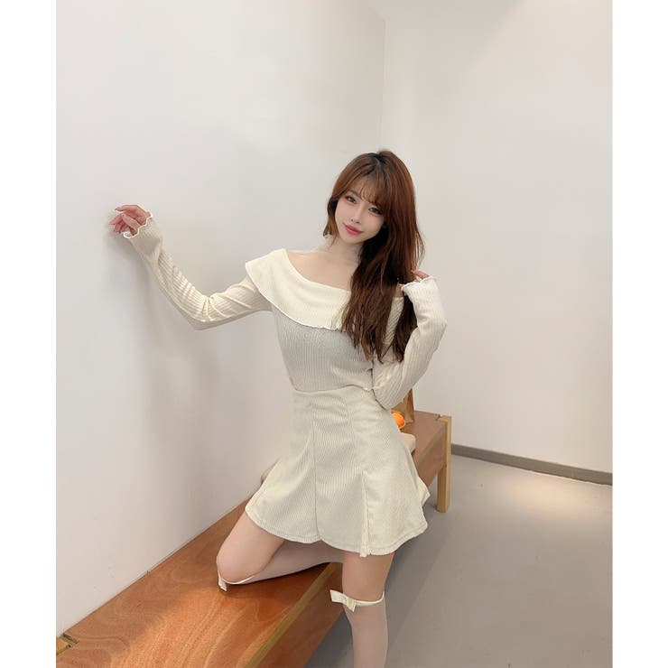 【Jasmine】ハイウエストフレアミニスカート | aimoha  | 詳細画像10 