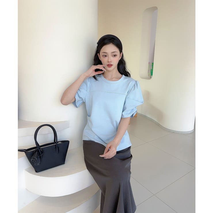 【Jasmine】パワショル切り替えTシャツ | aimoha  | 詳細画像14 