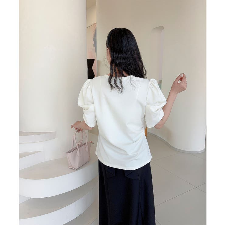 【Jasmine】パワショル切り替えTシャツ | aimoha  | 詳細画像4 