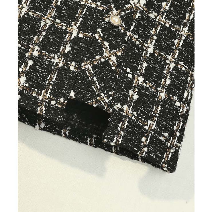 ツイード風ミニタイトスカート Jasmine Grandiflorum | aimoha  | 詳細画像2 