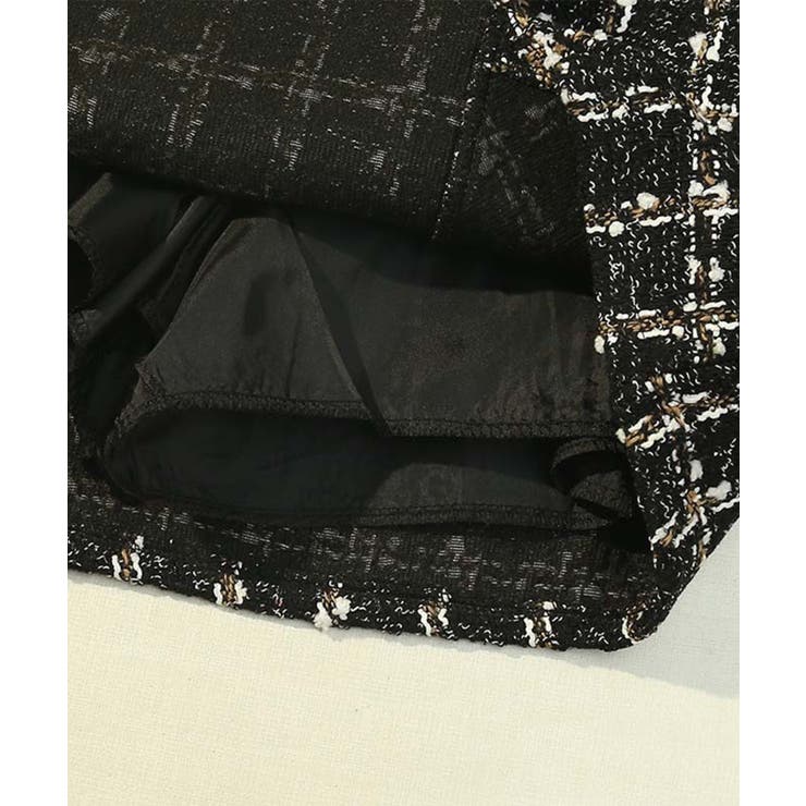 ツイード風ミニタイトスカート Jasmine Grandiflorum | aimoha  | 詳細画像6 