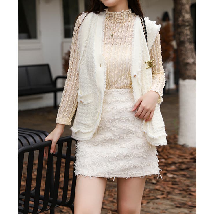 【Jasmine】ジャガードミニタイトスカート Jasmine Grandifl… | aimoha  | 詳細画像2 