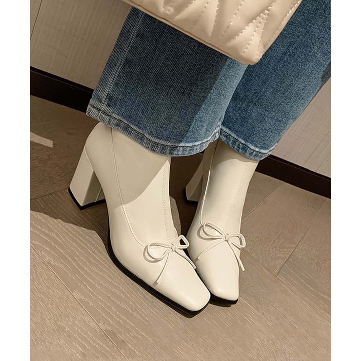 【Jasmine】リボンショートブーツ Jasmine Grandiflorum | aimoha  | 詳細画像14 