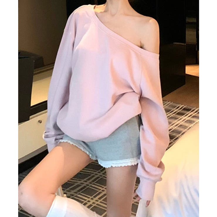 【Jasmine】2WAY肩見せスウェット Jasmine Grandiflor… | aimoha  | 詳細画像12 