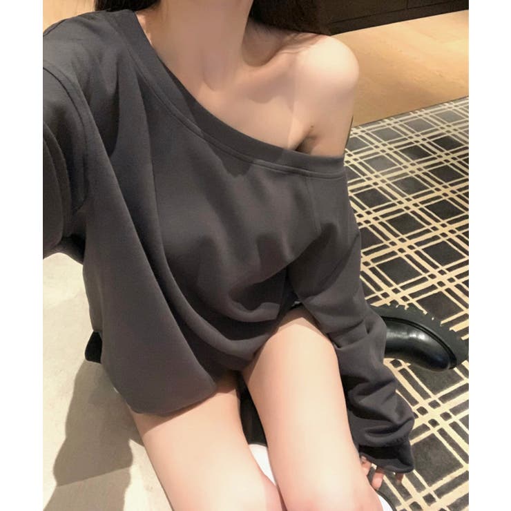 【Jasmine】2WAY肩見せスウェット Jasmine Grandiflor… | aimoha  | 詳細画像3 