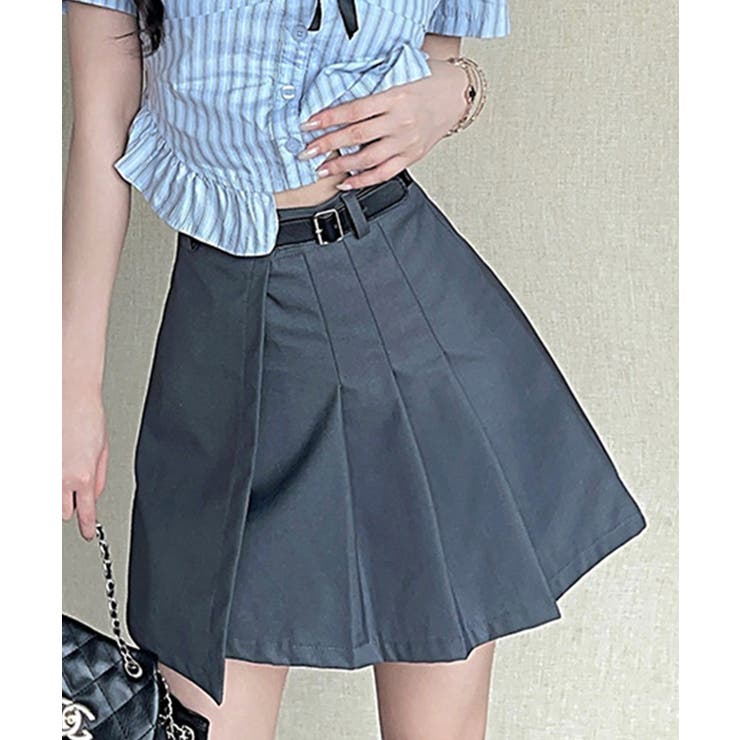 【Jasmine】アシンメトリープリーツニットスカート Jasmine Gran… | aimoha  | 詳細画像21 