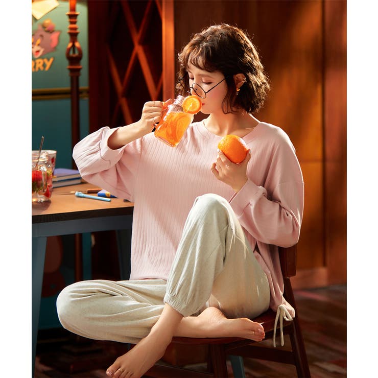 ルームウエア 長袖 パジャマ 品番 Xt Aimoha アイモハ のレディースファッション通販 Shoplist ショップリスト