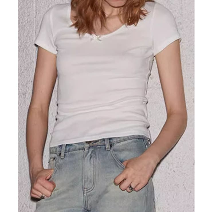 シンプルフィットTシャツ | aimoha  | 詳細画像11 