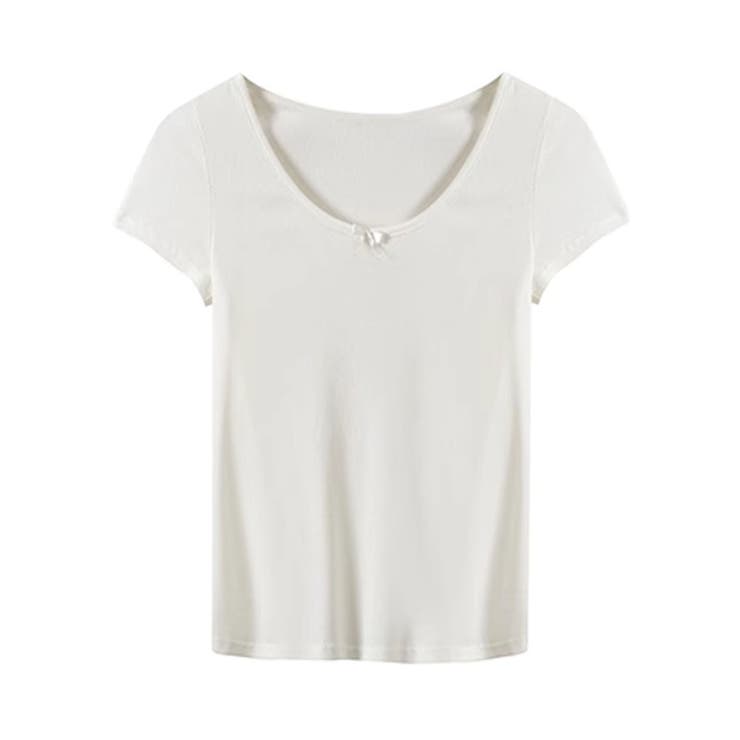 シンプルフィットTシャツ | aimoha  | 詳細画像1 