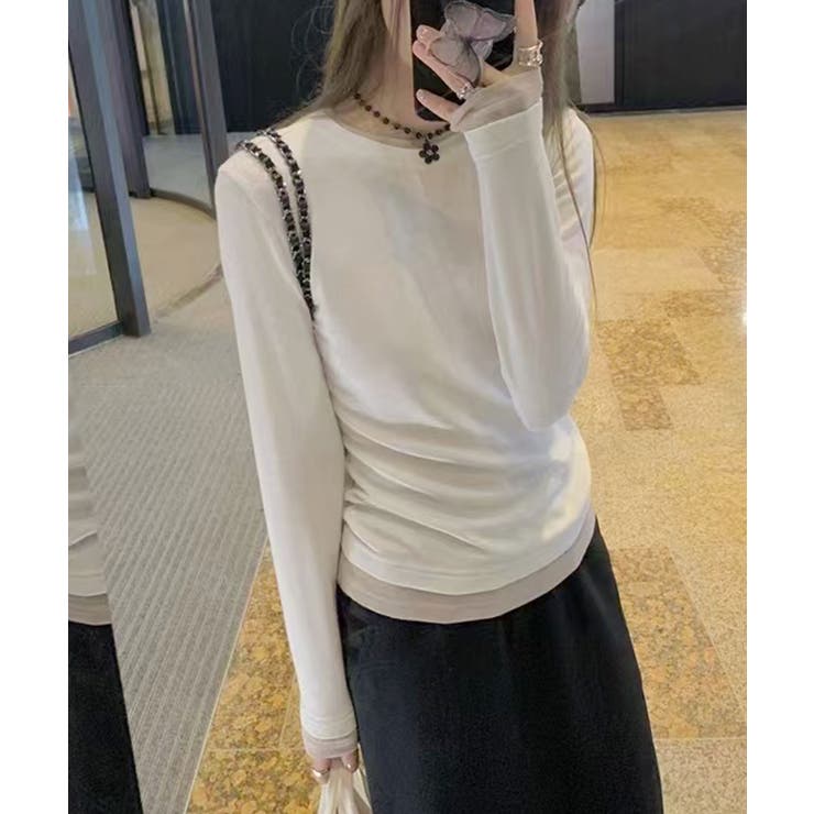 ロングスリーブベーシックTシャツ | aimoha  | 詳細画像4 