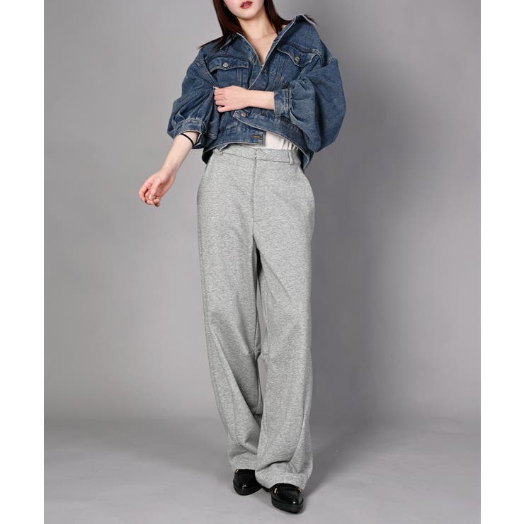 裏毛カーブスウェットパンツ | aimoha  | 詳細画像6 