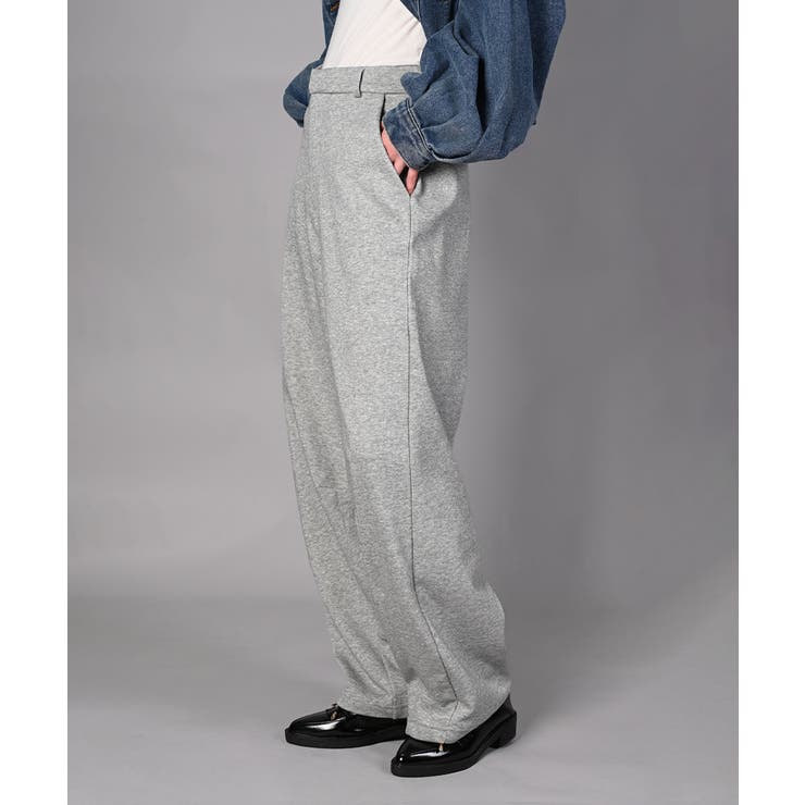 裏毛カーブスウェットパンツ | aimoha  | 詳細画像3 