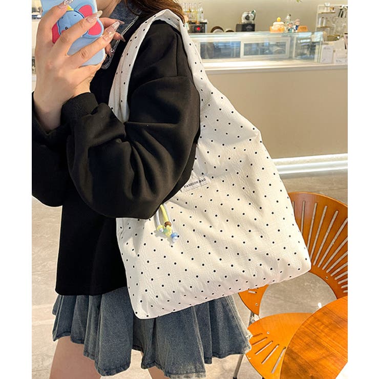 ドットキャンバストートバッグ | aimoha  | 詳細画像3 