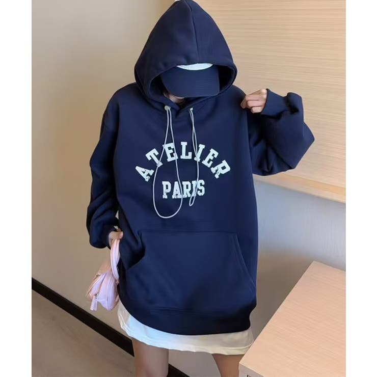 ロゴプリントパーカー | aimoha  | 詳細画像6 