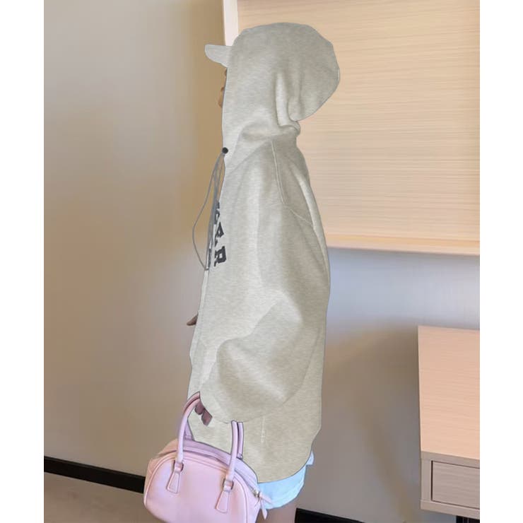 ロゴプリントパーカー | aimoha  | 詳細画像7 