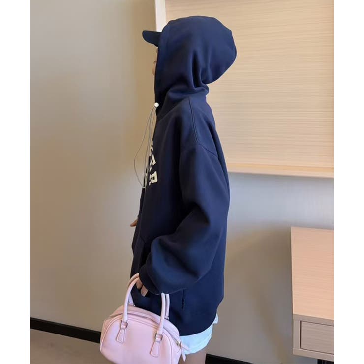 ロゴプリントパーカー | aimoha  | 詳細画像2 