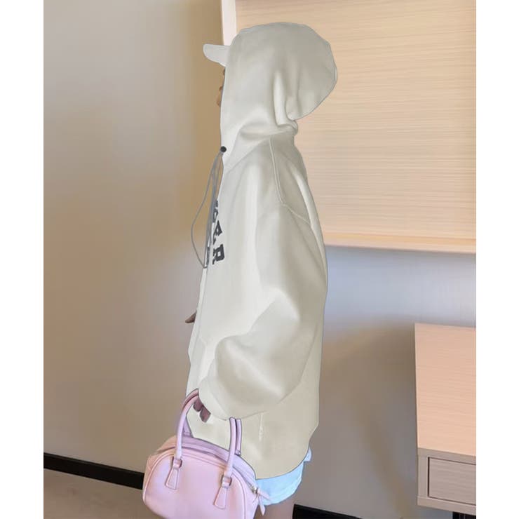 ロゴプリントパーカー | aimoha  | 詳細画像4 