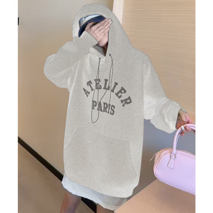 ロゴプリントパーカー | aimoha  | 詳細画像5 