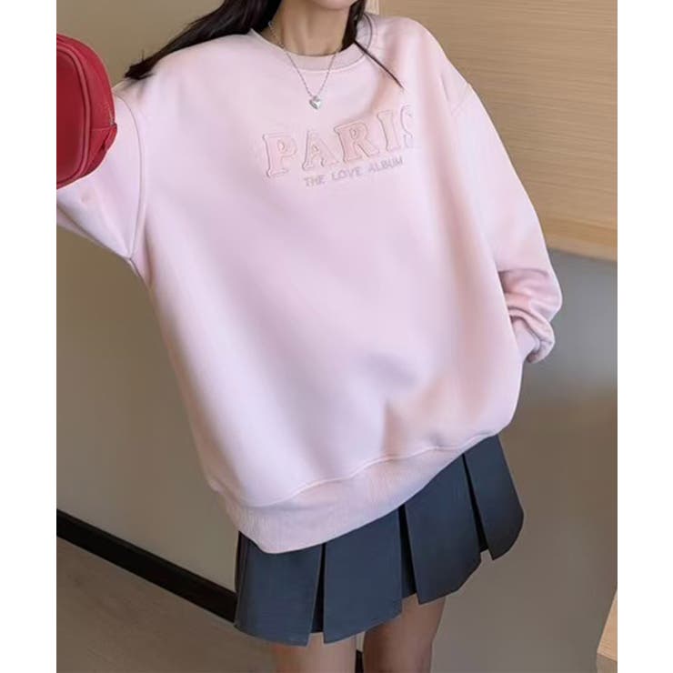 ロゴ刺繍デザインスウェット | aimoha  | 詳細画像6 