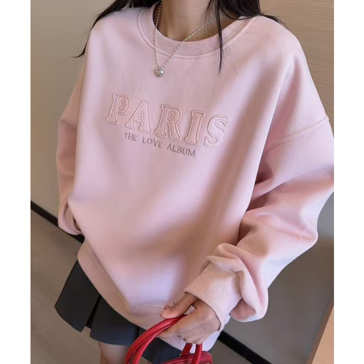 ロゴ刺繍デザインスウェット | aimoha  | 詳細画像8 