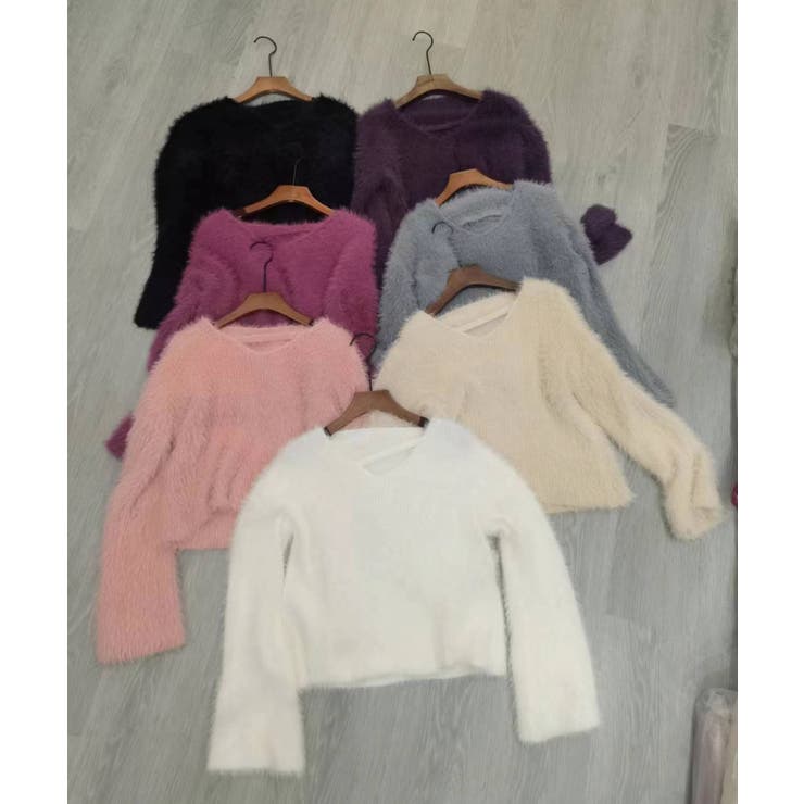 【Jasmine】シャギーニットプルオーバー Jasmine Grandiflo… | aimoha  | 詳細画像7 