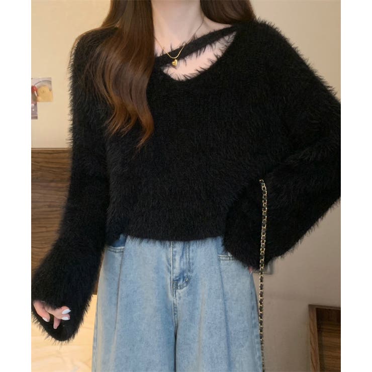 【Jasmine】シャギーニットプルオーバー Jasmine Grandiflo… | aimoha  | 詳細画像8 