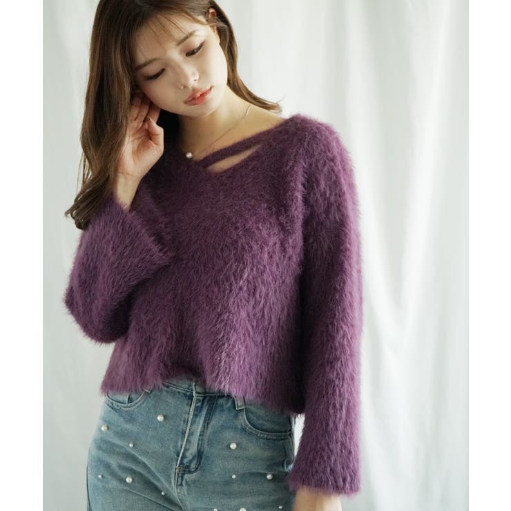 【Jasmine】シャギーニットプルオーバー Jasmine Grandiflo… | aimoha  | 詳細画像22 