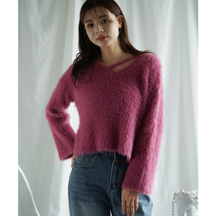 【Jasmine】シャギーニットプルオーバー Jasmine Grandiflo… | aimoha  | 詳細画像31 