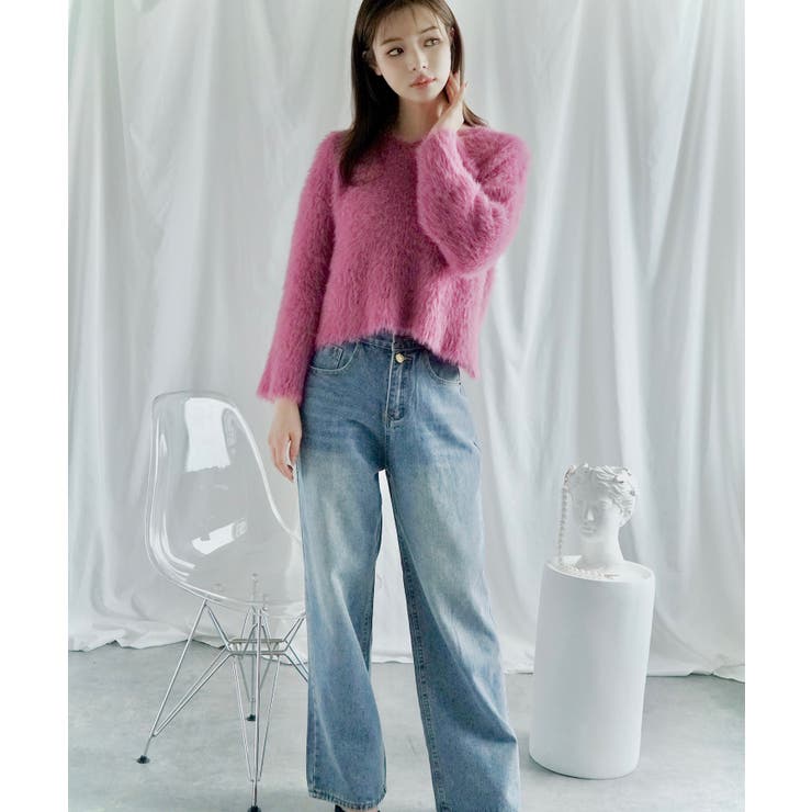 【Jasmine】シャギーニットプルオーバー Jasmine Grandiflo… | aimoha  | 詳細画像35 