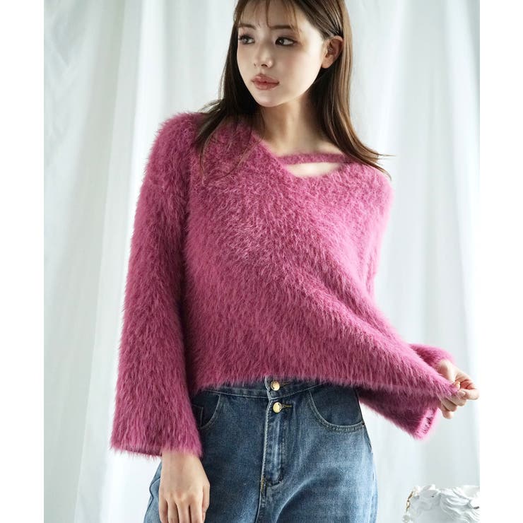 【Jasmine】シャギーニットプルオーバー Jasmine Grandiflo… | aimoha  | 詳細画像36 